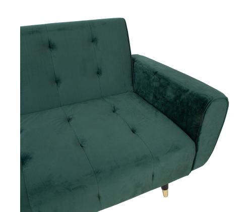 Diivanvoodi FALUN 214x83xH82cm, roheline samet