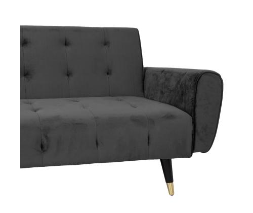 Diivanvoodi FALUN 214x83xH82cm, hall samet