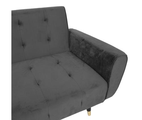 Diivanvoodi FALUN 214x83xH82cm, hall samet