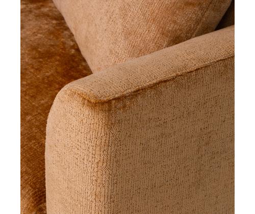 Nurgadiivan LARTES vasak nurk, pruun, 300x205/92xH90cm