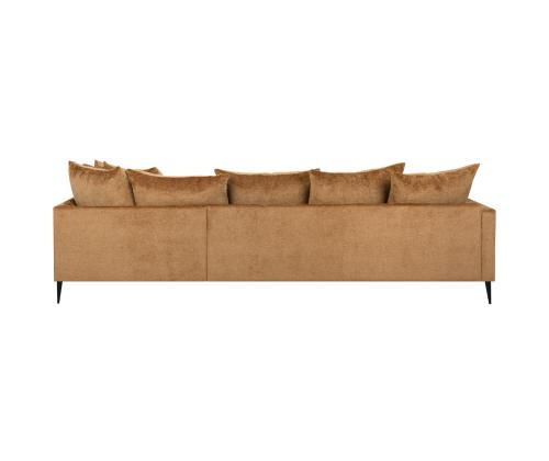 Nurgadiivan LARTES parem nurk, pruun, 300x92/205xH90cm