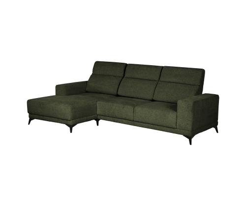 Nurgadiivan DARLA VN 281,5x161/97,5xH104cm, tumeroheline