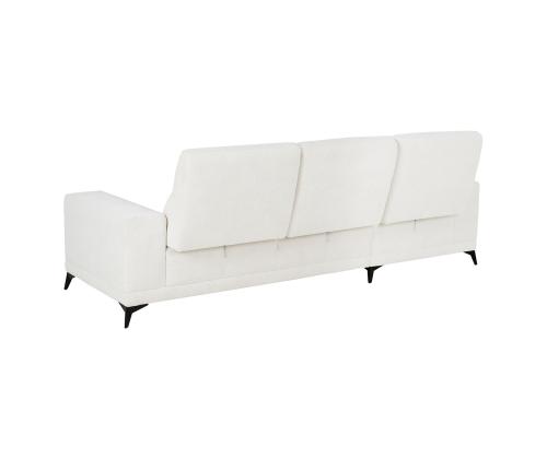 Nurgadiivan DARLA PN 281,5x97,5/161xH104cm, helebeež