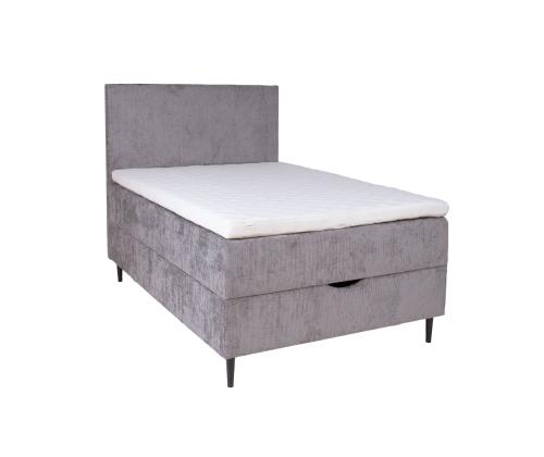 Kontinentaalvoodi LAARA 90x200cm, hall, 91x208xH119cm