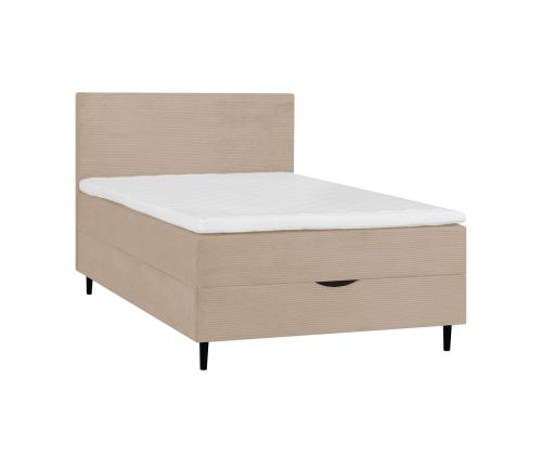 Kontinentaalvoodi LAARA 140x200cm, tumebeež, 141x208xH119cm