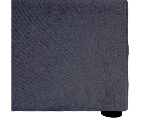 Kontinentaalvoodi LEVI 160x200cm, madratsiga, tumehall, 163x210xH114,5cm