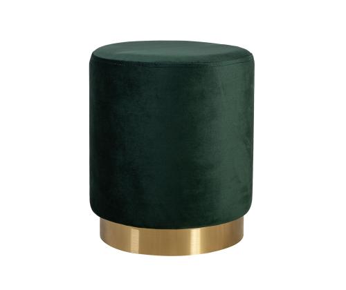 Tumba LA PERLA D35xH42cm, kattematerjal: samet kangas, värv: roheline