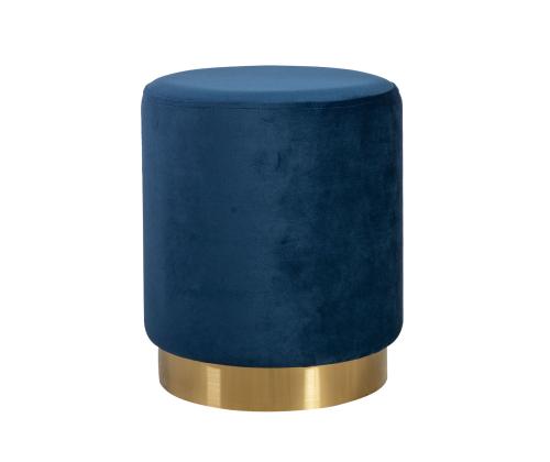 Tumba LA PERLA D35xH42cm, kattematerjal: samet kangas, värv: meresinine