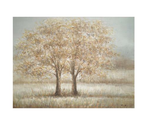 Õlimaal 90x120cm, kaks puud