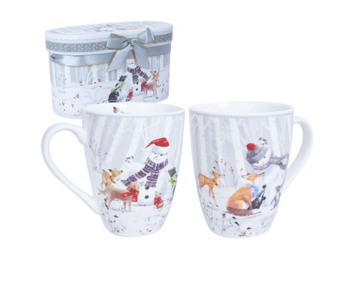 Kruusid MIA SNOW 2tk H10,5cm 340ml, kinkekarbis