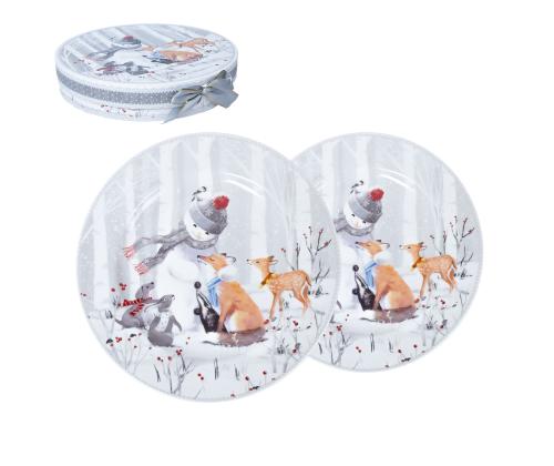 Taldrikud MIA SNOW 2tk D19cm, kinkekarbis