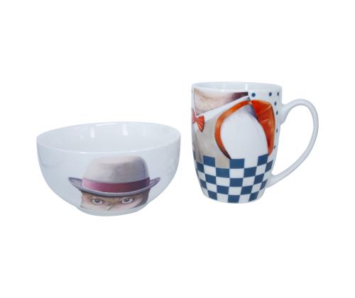 Kruus+kauss POPPY komplekt, mix