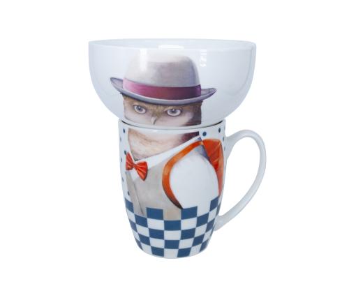 Kruus+kauss POPPY komplekt, mix