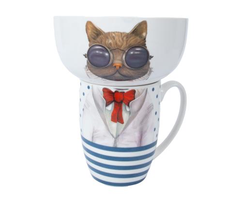 Kruus+kauss POPPY komplekt, mix