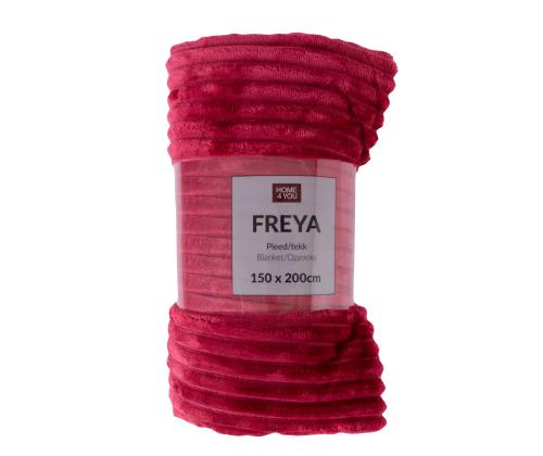 Pleed FREYA 150x200cm, punane