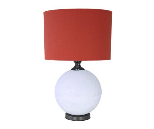 Laualamp LUXO H56cm, punane/valge, E27