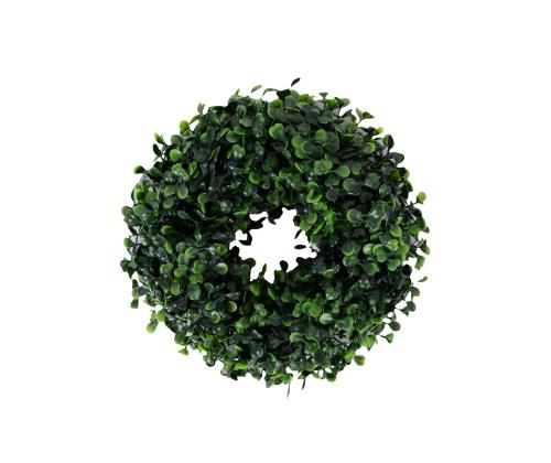 Pärg BUXUS GREENLAND D15cm, roheline kunstlill