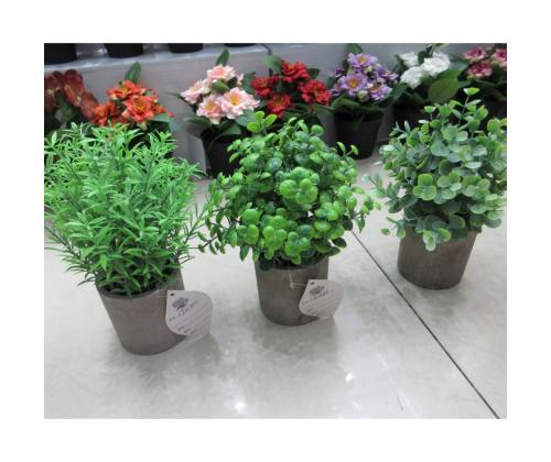 Kunsttaim GREENLAND potis, hall/roheline, mix