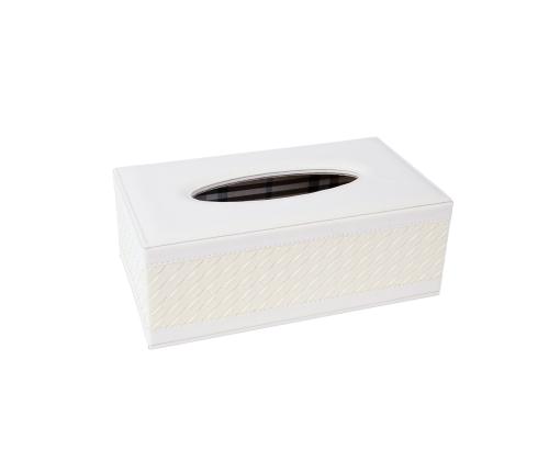 Salvrätikukarp WILMA 22,5x14xH9,5cm, valge