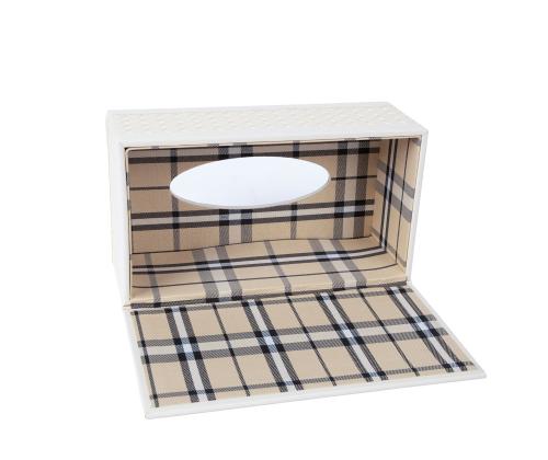 Salvrätikukarp WILMA 22,5x14xH9,5cm, valge