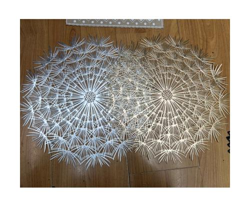 Lauamatt DANDELION, hõbe