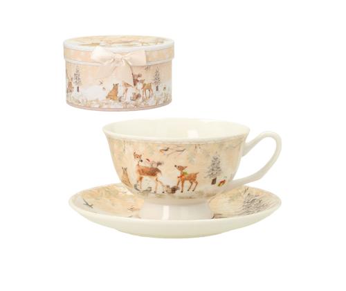 Tass/alustaldrik MIA DEER 180ml kinkekarbis