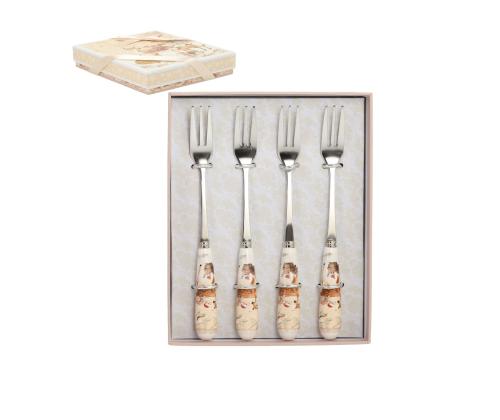 Kahvlid MIA DEER 4tk 15cm, kinkekarbis