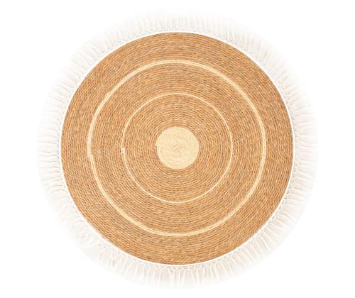 Vaip SELITA D100cm, naturaalne narmastega