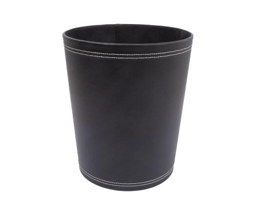 Prügikast WALTER must, kunstnahk