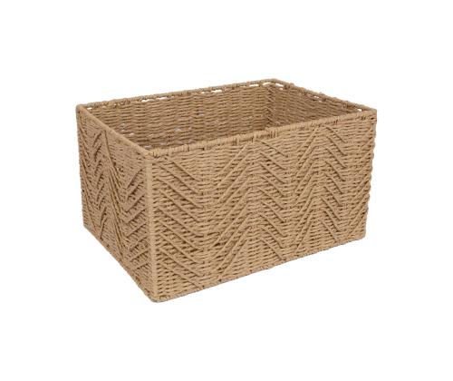 Korv MAX SARA 40x29xH22cm, helepruun punutis