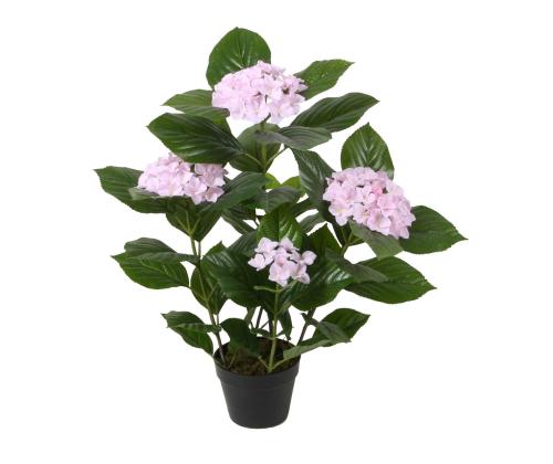 Kunsttaim WIND HYDRANGERA H80cm, roosa