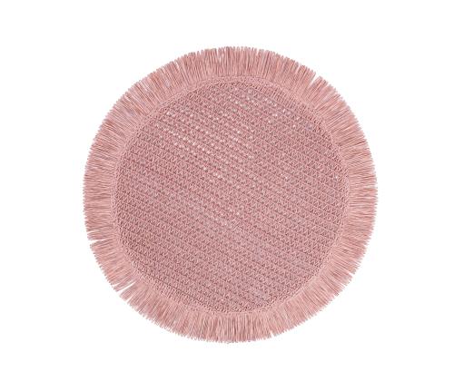 Lauamatt SUZAN D38cm jute, lilla