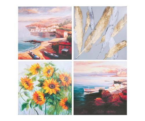 Seinapilt PICTURE LAND 60x60cm, trükitud, mix