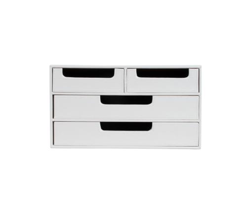 Dokumendisahtlid WILMA 34x26x18,5cm, valge