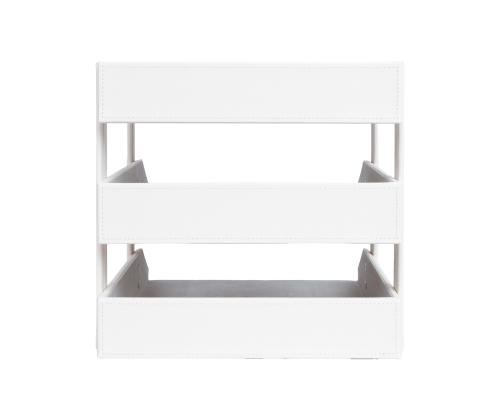 Dokumendiriiul WILMA 28x35xH27cm, valge