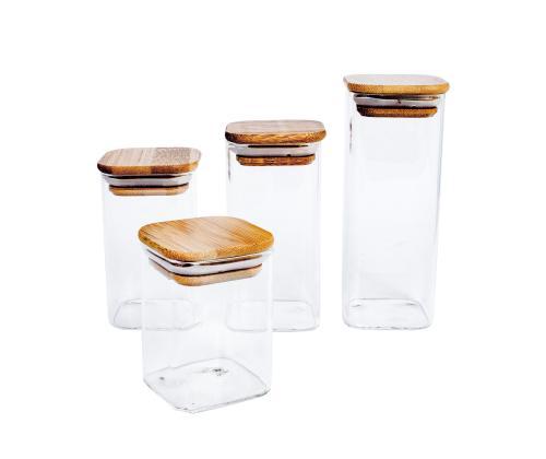 Klaaspurk THERON D6xH10cm kaanega, kandiline