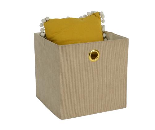 Kast LIDO LEO 30x30xH30cm, beež velvet