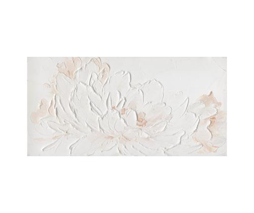 Õlimaal 60x120cm, valged kroonlehed