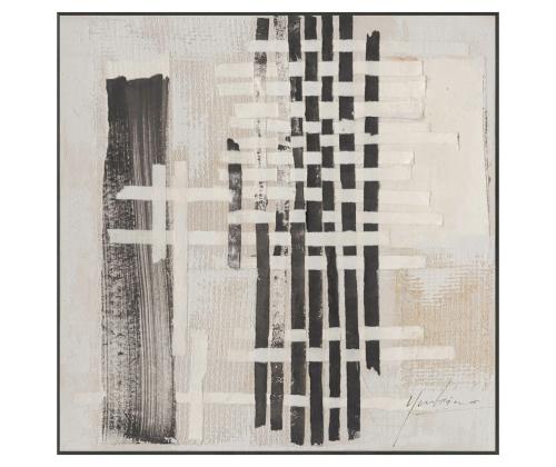 Maal raamiga 80x80cm, abstraktne muster