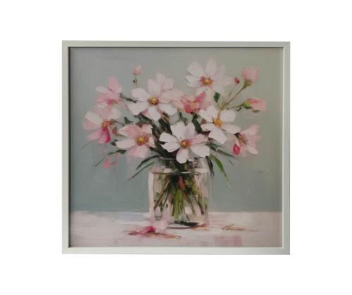 Seinapilt WALLY 40x40cm, lillekimp