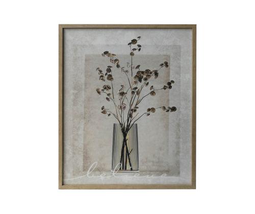 Seinapilt WALLY 40x50cm, vaasis