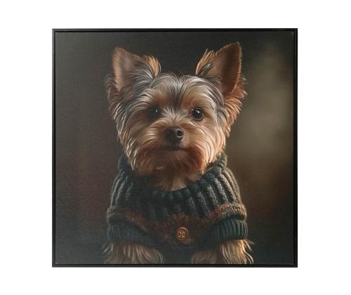 Seinapilt WALLY 50x50cm, väike koer