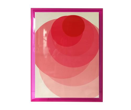 Seinapilt WALLY 60x80cm, roosa ring, akrüül