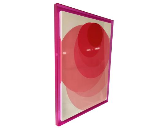 Seinapilt WALLY 60x80cm, roosa ring, akrüül