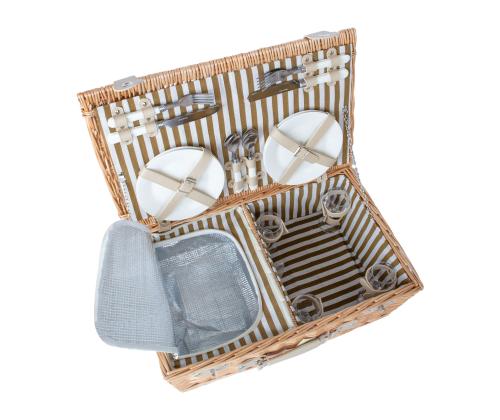 Piknikukorv GINO 4-le 54x34xH21cm