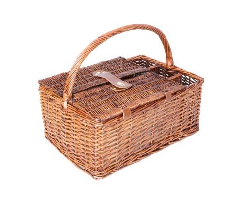 Piknikukorv GINO 4-le 46x33xH22/40cm, sangaga