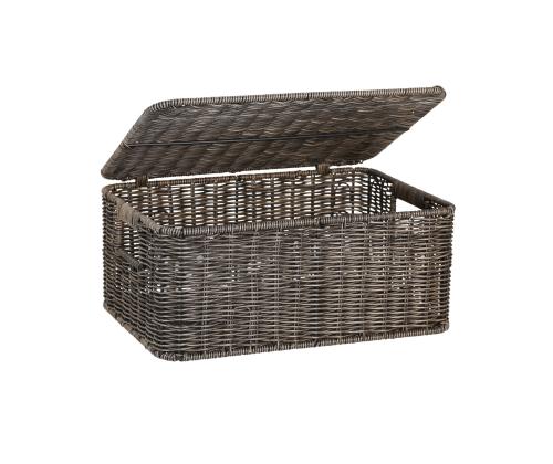 Korv BASILE 31x21xH13cm, tumepruun