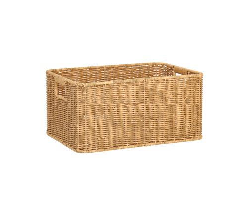 Korv BASILE 33x22xH17cm, helepruun