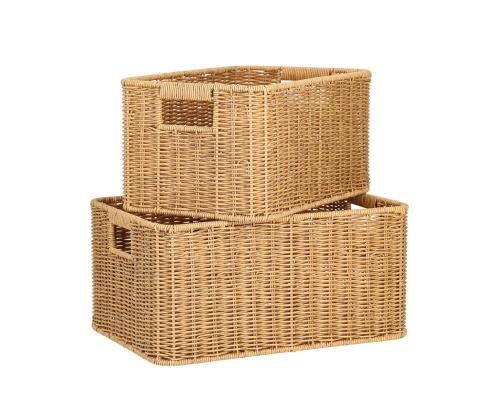 Korv BASILE 33x22xH17cm, helepruun