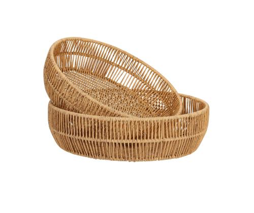 Korv BASILE D36/32xH10cm, helepruun